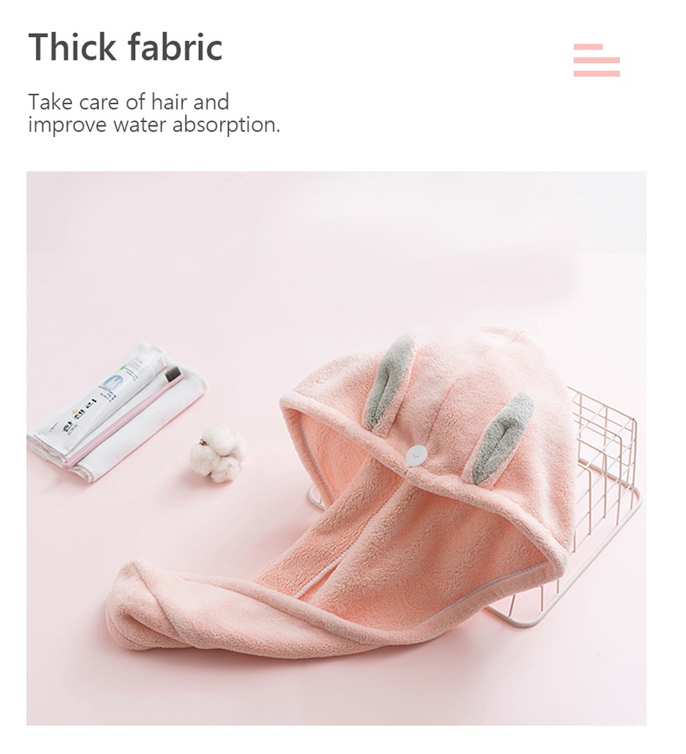 Rabbit Ears Quick Drying Hair Cap-3